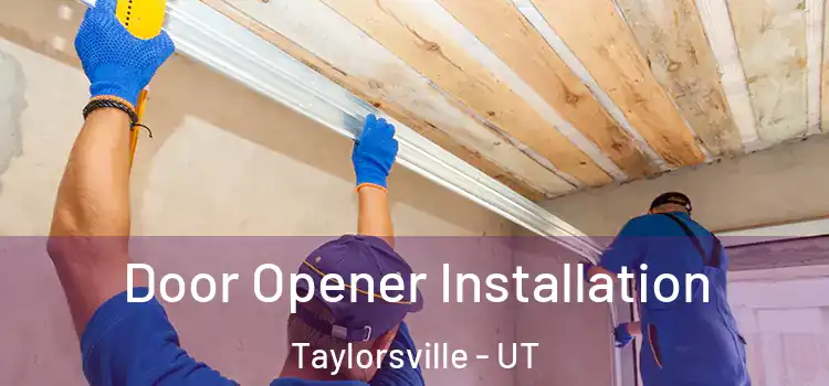 Door Opener Installation Taylorsville - UT