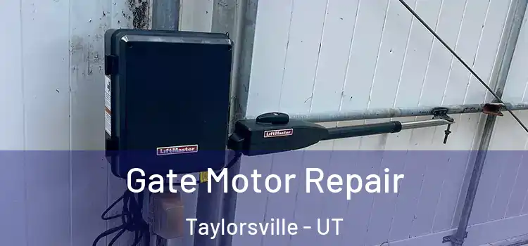 Gate Motor Repair Taylorsville - UT