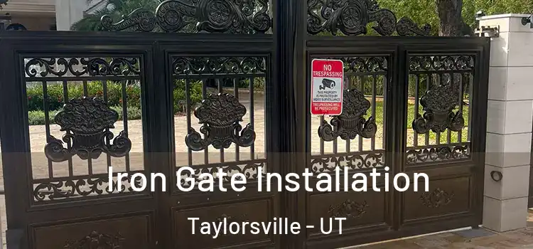 Iron Gate Installation Taylorsville - UT