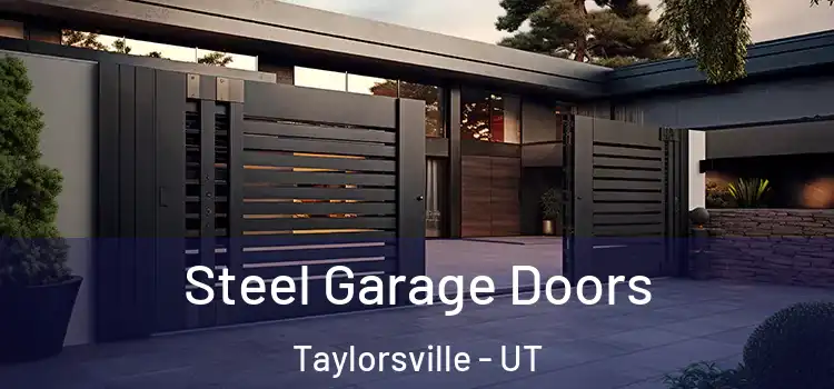 Steel Garage Doors Taylorsville - UT