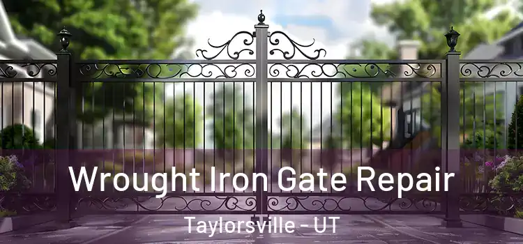 Wrought Iron Gate Repair Taylorsville - UT